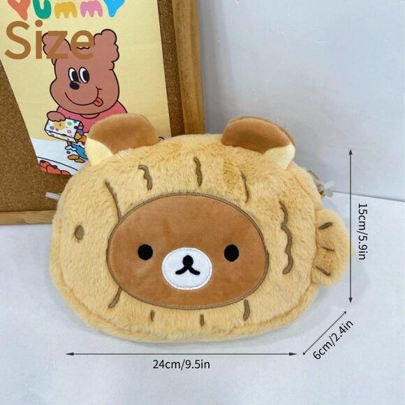 Cute Chick Plush Anime Bag for Kids - Stylish Crossbody Purse for Girls - Picture 5 of 6